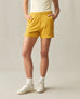 Women's Side Slit French Terry Short - Nugget Gold